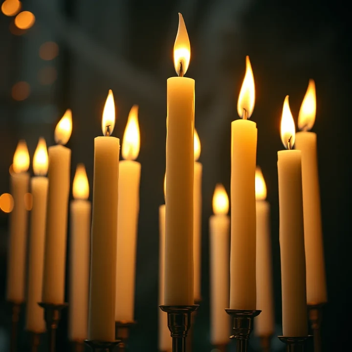 Candelabro a Candele Fluttuanti