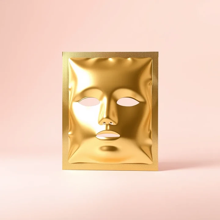 Maschera Oro 24K Finto