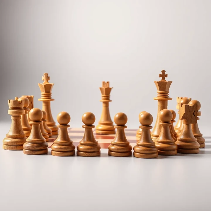 Scacchiera con Pezzi Litigiosi